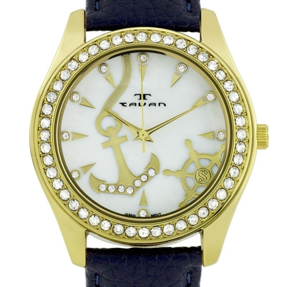 Tavan Swarovski Accessories - Tavan Swarovski Crystal Bezel Ladies Watch